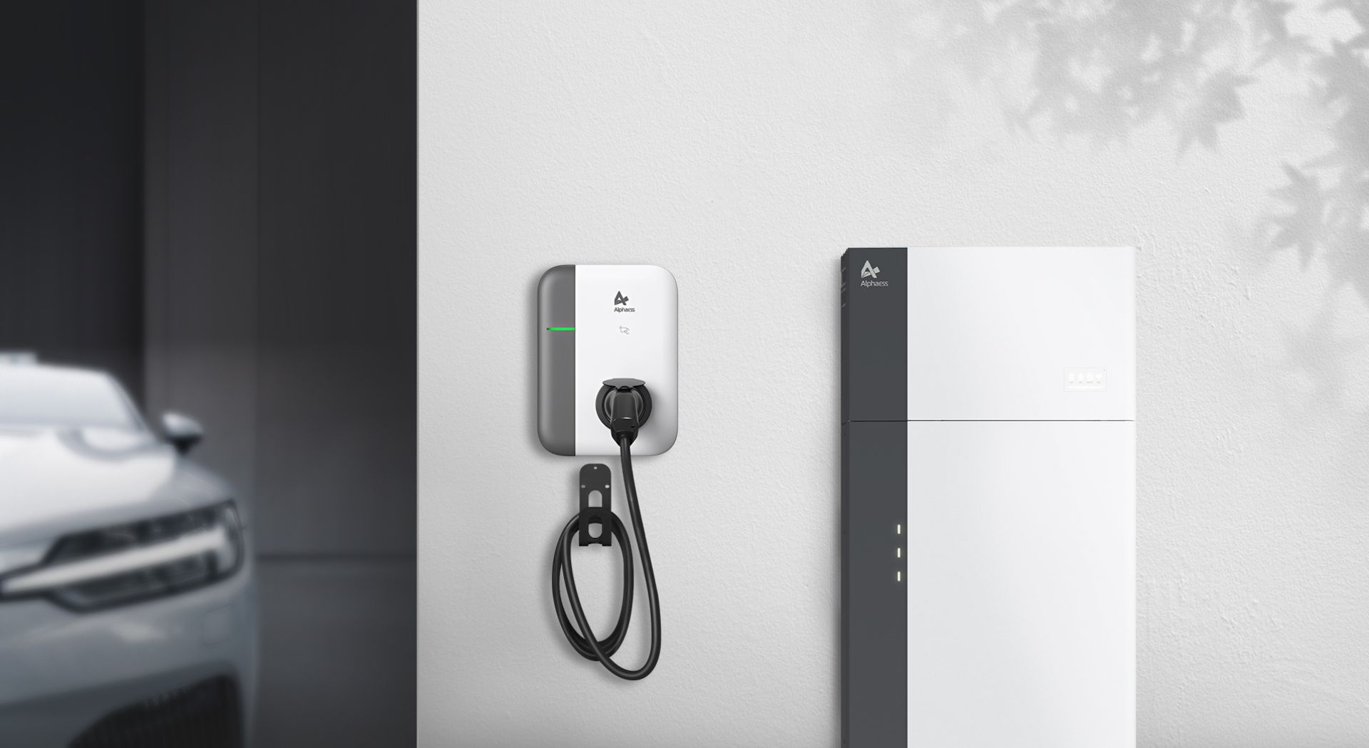 AccuProfs-Totaaloplossing Een laadpaal in combinatie met een thuisbatterij