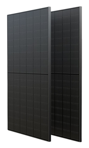 AccuProfs-Zonnepanelen Twee zonnepanelen